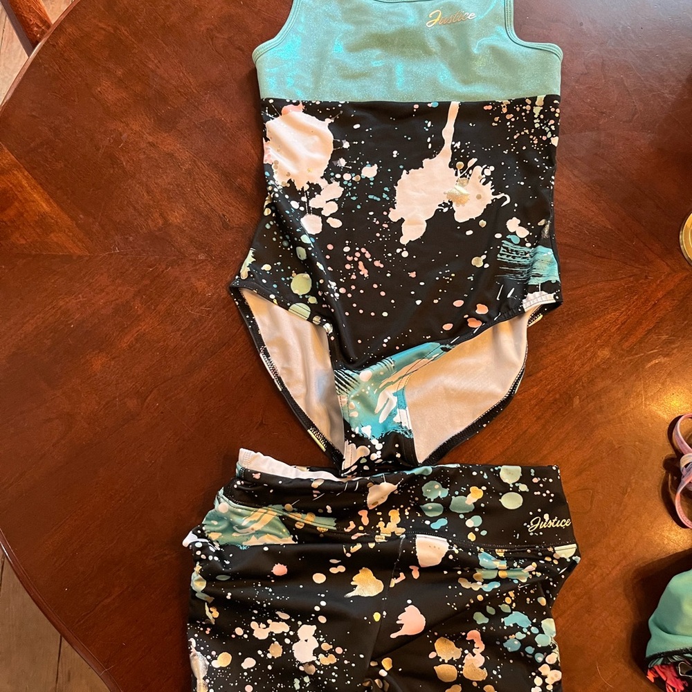 Jolyn Colorful Splash Swimsuit Set